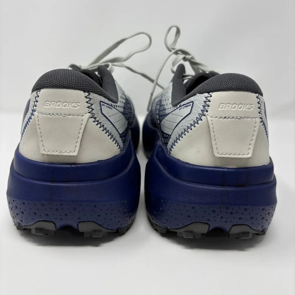 Brooks Caldera 6 Men's Size 14 Grey Blue Trail Running Shoes (1103791D071)